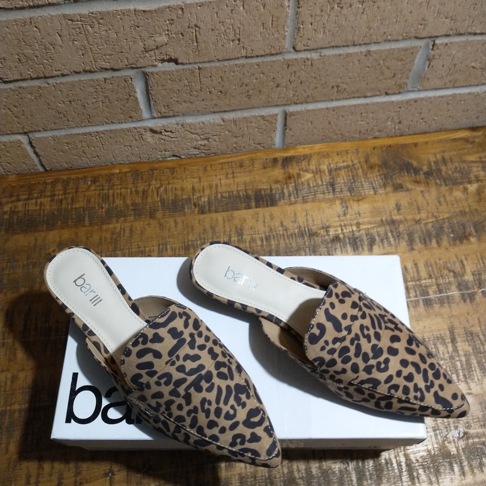 Bar lol TYA LEOPARD PRINT MULES